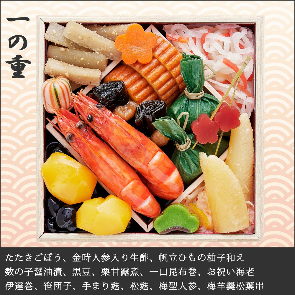 おせち　小袖　一の重